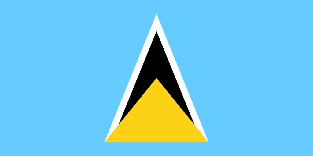 セントルシアの国旗